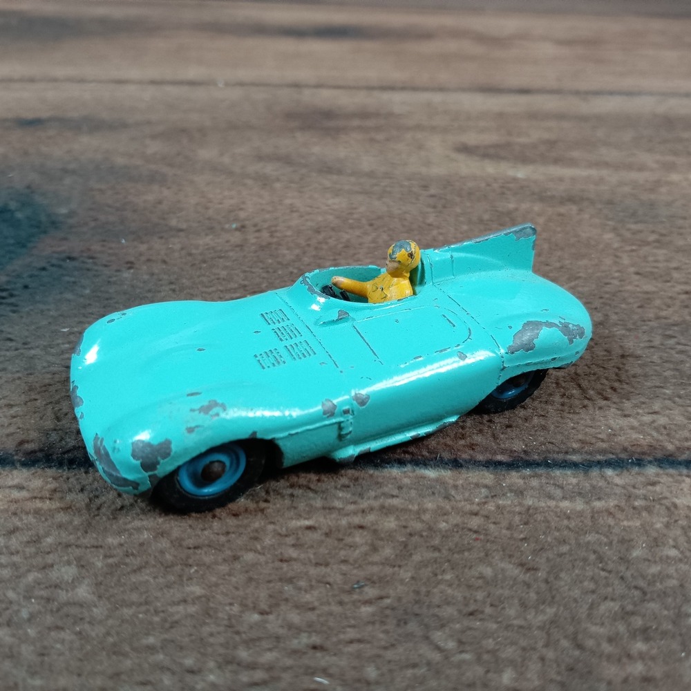 Dinky Toys Jaguar TypeD Race Car Unisex OS Teal Fair Vintage Meccano England 238